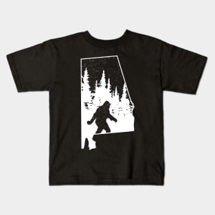 Alabama Bigfoot City Gifts Kids T-Shirt